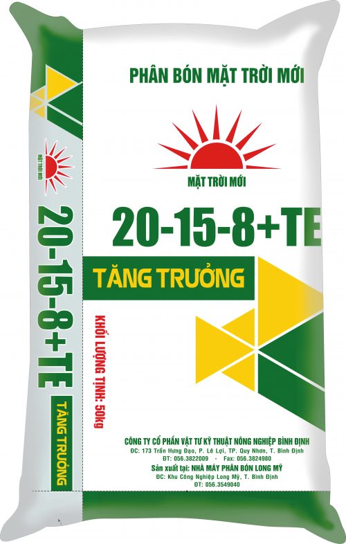 NPK 20-15-8+TE TĂNG TRƯỞNG