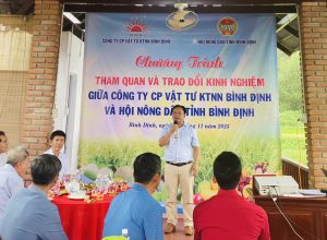 💥💥💥 Chương trình Tham quan và trao đổi kinh nghiệm giữa Công ty CP Vật tư KTNN Bình Định và Hội Nông dân tỉnh Bình Định