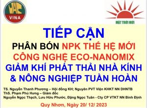 💥💥💥♻♻♻ Phân bón Mặt Trời Mới tham gia Hội thảo về phát triển VAC tuần hoàn gắn với kết nối cung cầu từ sản xuất đến tiêu thụ sản phẩm