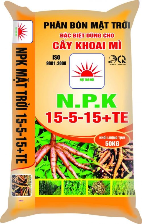 NPK 15-5-15+TE (CD CÂY KHOAI MÌ)