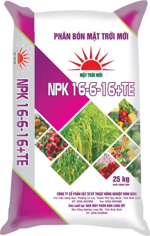 NPK 16-6-16+TE (25Kg)