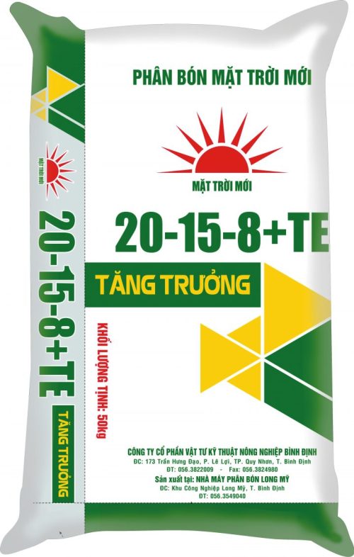 NPK 20-15-8+TE TĂNG TRƯỞNG