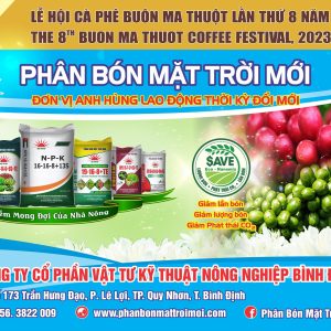 Phân bón Mặt Trời Mới tham gia lễ hội cà phê Buôn Ma Thuột lần thứ 8 năm 2023