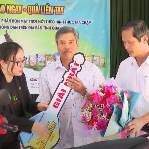Trao giải nhất chương trình “Mở bao ngay – Quà liền tay” tại Quảng Nam