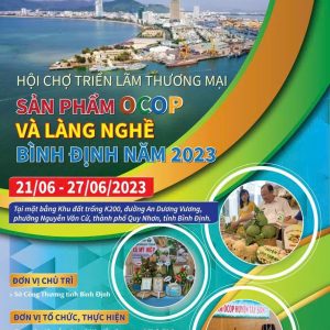 Phân bón Mặt Trời Mới tham gia hội chợ triển lãm thương mại sản phẩm OCOP và làng nghề Bình Định năm 2023