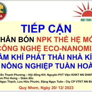 ♻♻♻ Phân bón Mặt Trời Mới tham gia Hội thảo về phát triển VAC tuần hoàn gắn với kết nối cung cầu từ sản xuất đến tiêu thụ sản phẩm