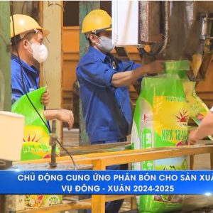 ✔ Chủ động cung ứng phân bón Mặt Trời Mới cho sản xuất vụ Đông Xuân 2024-2025