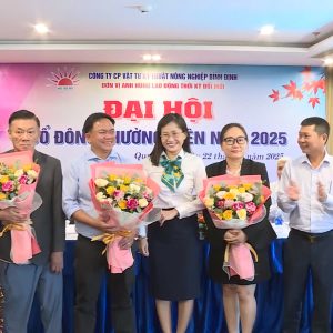 Chúc mừng thành công Đại hội cổ đông năm 2025 Công ty CP Vật tư Kỹ thuật Nông nghiệp Bình Định
