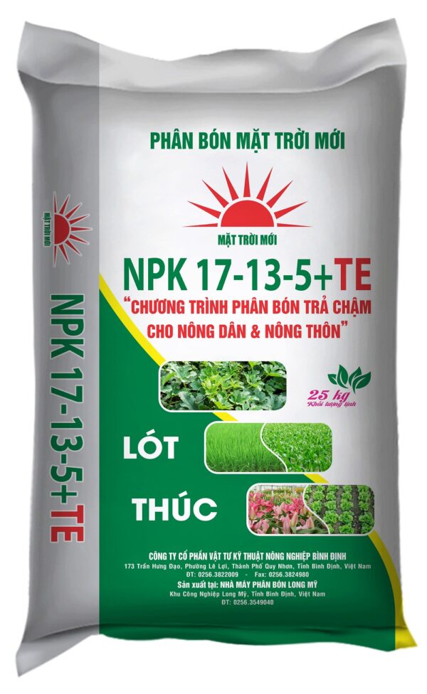 17-13-5+TE (25kg) (Chương Trình Phân Bón Nông Dân) (3D)