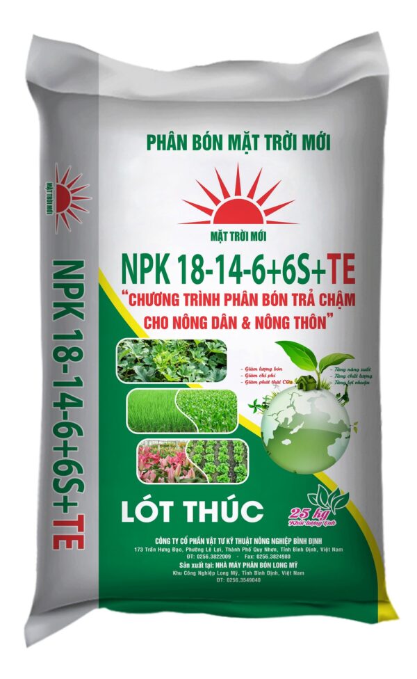 18-14-6+6S+TE (Chương Trình Phân Bón Nông Dân Nông Thôn) 3D